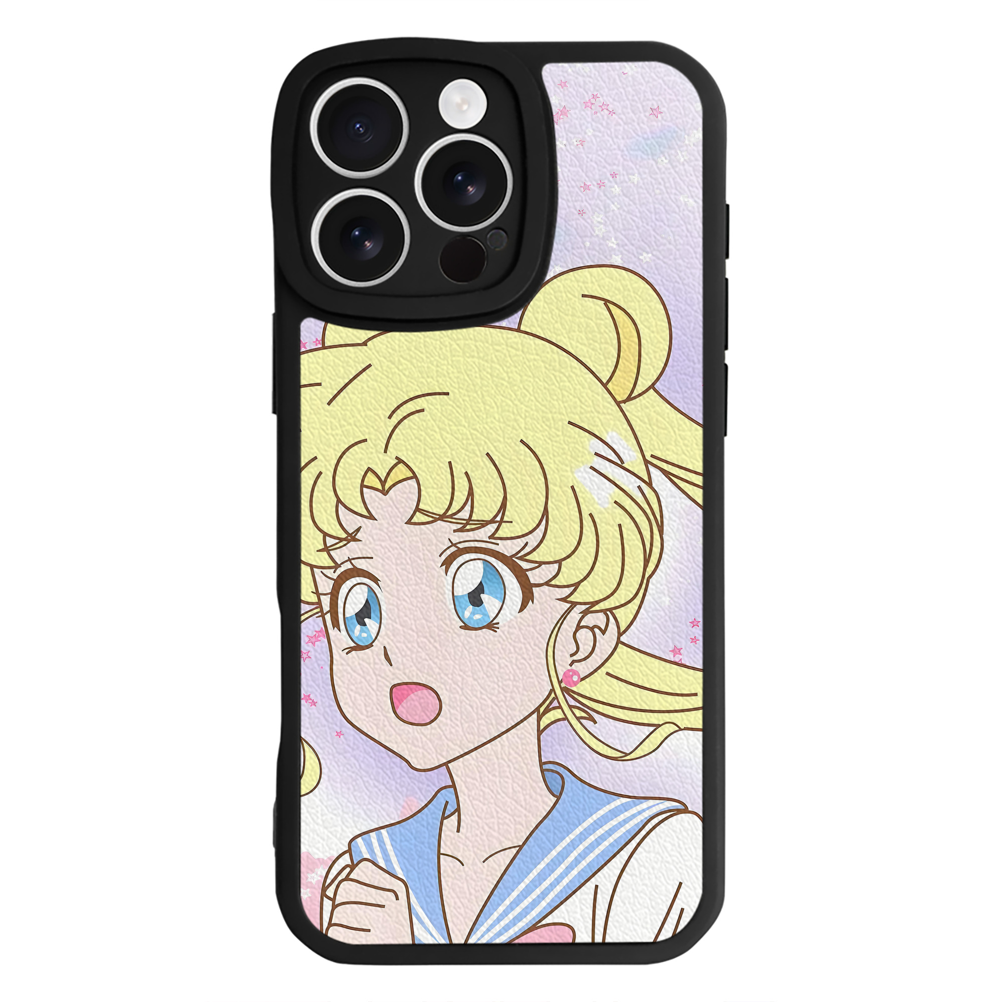 （画像用） 美少女戦士セーラームーン Sailor Moon 【iPhone 16シリーズ対応】シリコンスマホケース（レザー調） 材質：シリコン